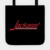 Happy Gilmore Jackass With Hockey Stick Tote Official Jackass Merch Store