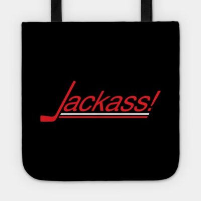 Happy Gilmore Jackass With Hockey Stick Tote Official Jackass Merch Store