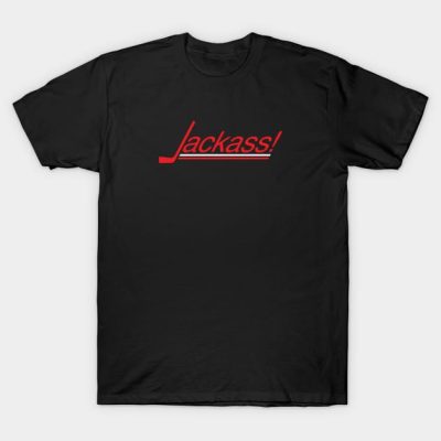 Happy Gilmore Jackass With Hockey Stick T-Shirt Official Jackass Merch Store