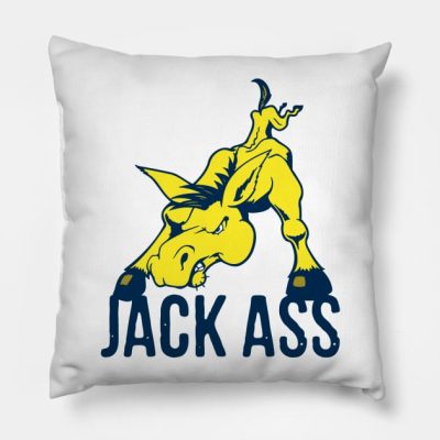 Jack Ass Throw Pillow Official Jackass Merch Store