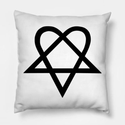 Heartagram Him Bam Margera Throw Pillow Official Jackass Merch Store