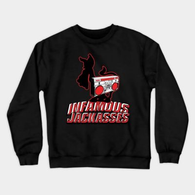 Infamous Jackasses Crewneck Sweatshirt Official Jackass Merch Store