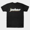 Jackass Retro Rainbow Typography Faded Style T-Shirt Official Jackass Merch Store