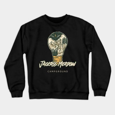 Jackass Meadow Campground Crewneck Sweatshirt Official Jackass Merch Store