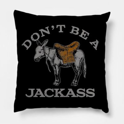 Dont Be A Jacka Throw Pillow Official Jackass Merch Store