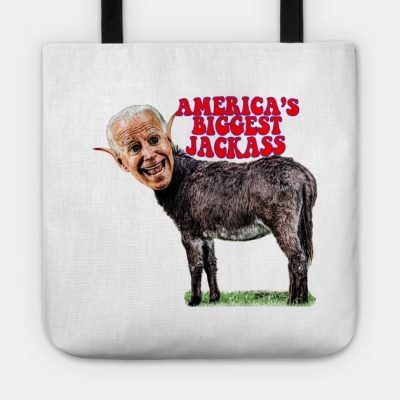 Biden Head On Donkey Americas Biggest Jackass Tote Official Jackass Merch Store