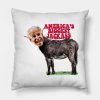 Biden Head On Donkey Americas Biggest Jackass Throw Pillow Official Jackass Merch Store