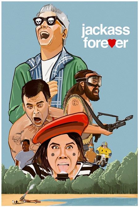 New Movie Posters for Wall Room Decor Jackass Forever Poster Aesthetic Figure Vintage Canvas Painting Wall 2 - Jackass Merch Store