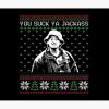 You Suck Ya Jackass Ugly Christmas Tapestry Official Jackass Merch Store