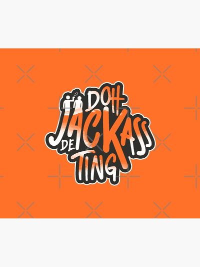 Doh Jackass De Ting | Trinidad Slang Tapestry Official Jackass Merch Store