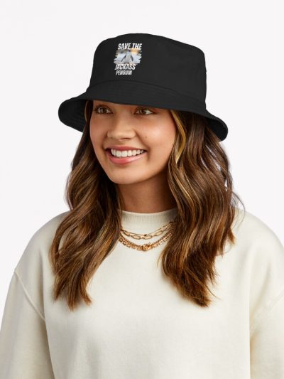 Save The Jackass Penguin Bucket Hat Official Jackass Merch Store