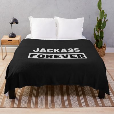 Jackass Forever Cool Design Throw Blanket Official Jackass Merch Store