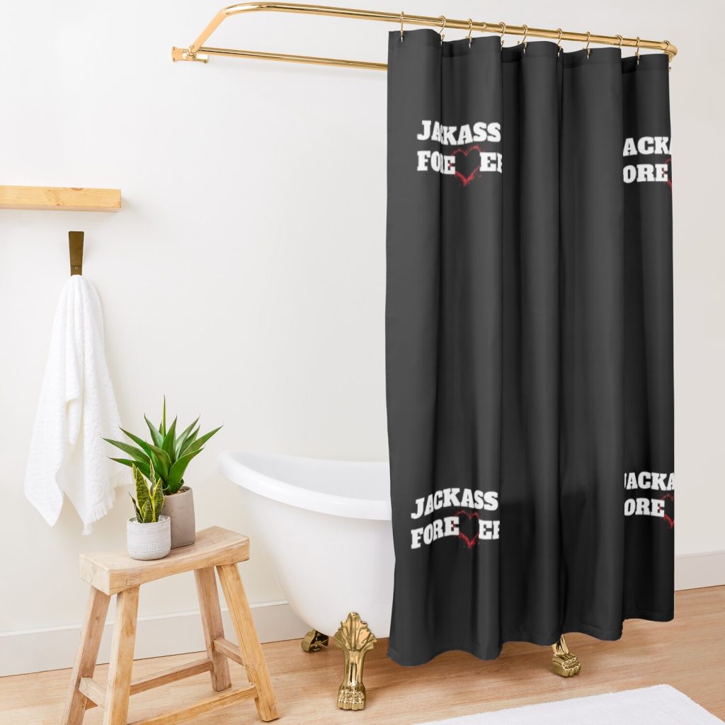 Jackass Forever 2022- 4Ever Shower Curtain Official Jackass Merch Store