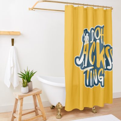 Doh Jackass De Ting | Trinidad Slang Shower Curtain Official Jackass Merch Store