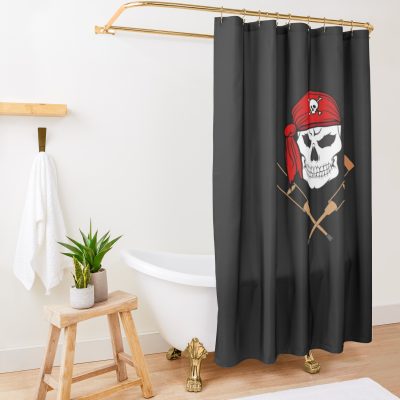 Skull And Crutches Logo Shower Curtain Official Jackass Merch Store