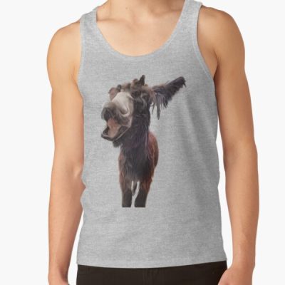 Poitou Donkey Grin Tank Top Official Jackass Merch Store